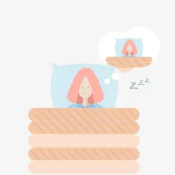 Character sleeping